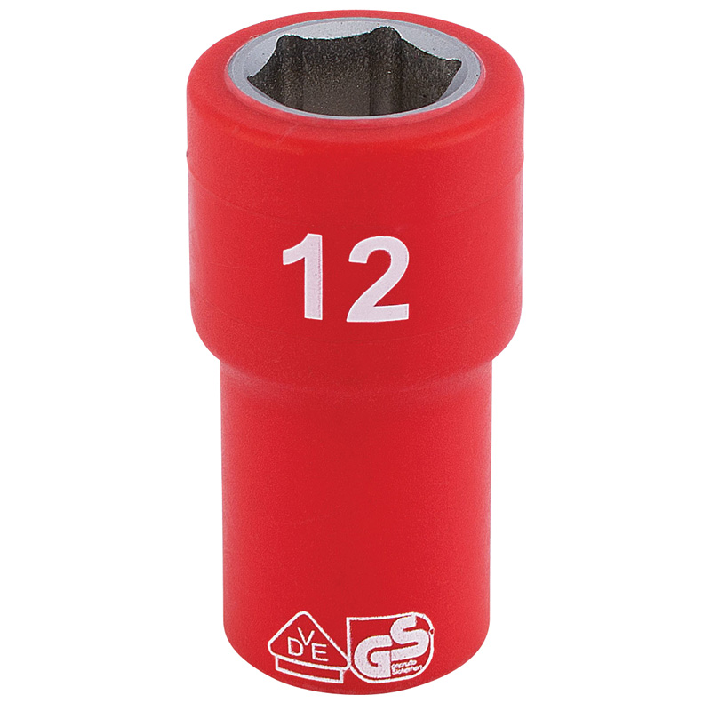 1/4" Sq. Dr. Fully Insulated VDE Socket (12mm)
