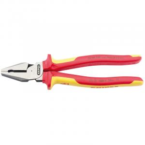 Knipex 02 08 225UKSBE VDE Fully InsulatedHigh Leverage Combination Pliers (225mm)