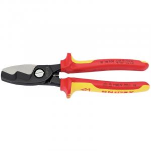Knipex 95 18 200UKSBE VDE Fully Insulated Cable Shears (200mm)