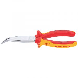 Knipex 26 26 200SB Angled Long Nose Pliers (200mm)