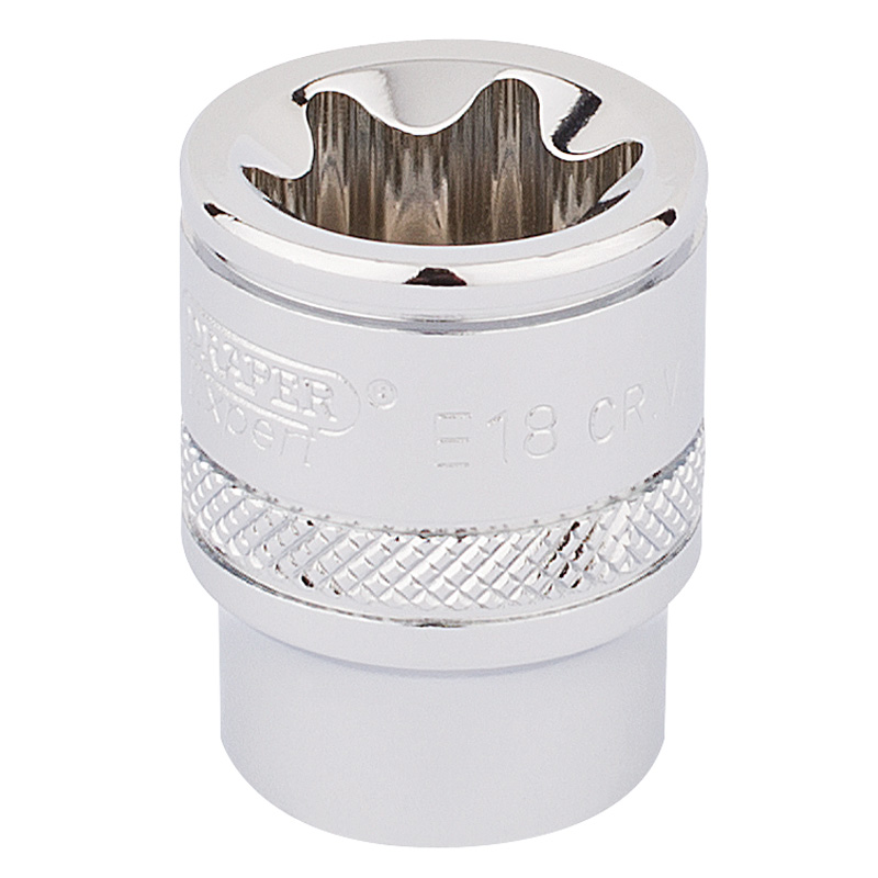 3/8" Sq. Dr. Draper TX-STAR® Socket (E18)