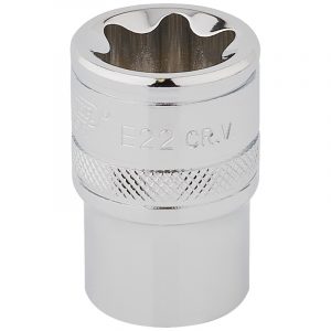 1/2" Sq. Dr. Draper TX-STAR® Socket (E22)