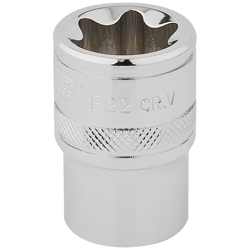 1/2" Sq. Dr. Draper TX-STAR® Socket (E22)