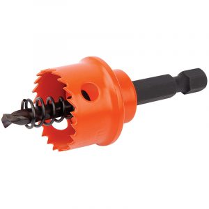 22mm Bi-Metal Hole Saw with Integrated Arbor