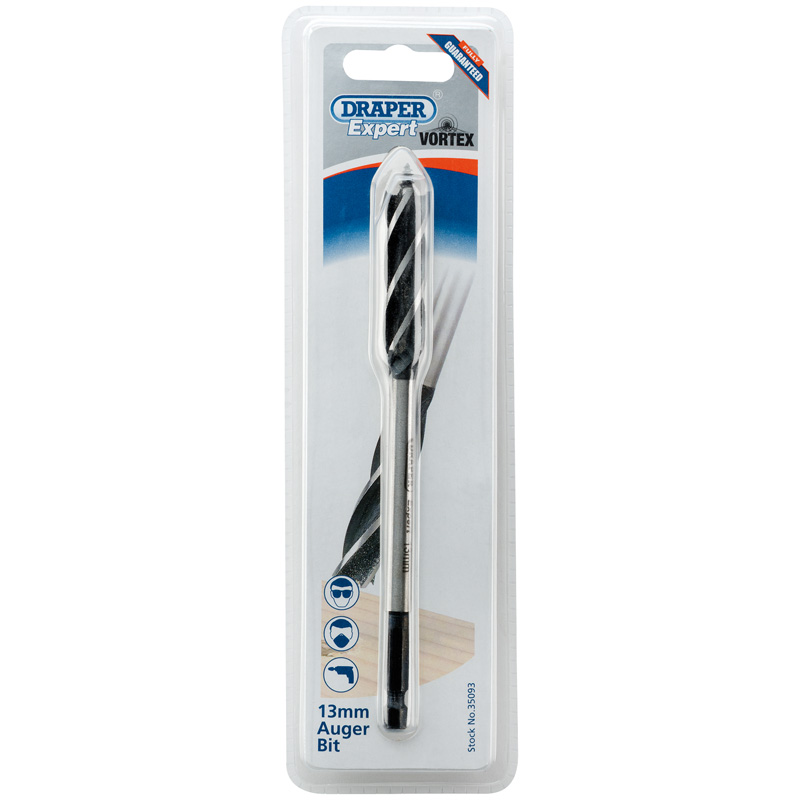 4 Fluted 13 x 165mm Auger Bits