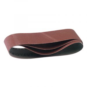 533 x 75mm 80Grit Aluminium Oxide Sanding Belts Pack of 3