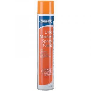 750ml Orange Line Marker Spray Paint