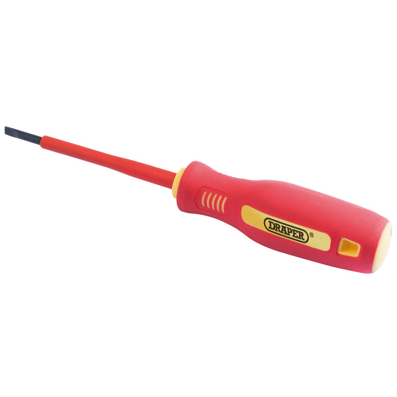 3mm x 75mm Fully Insulated Plain Slot Screwdriver.