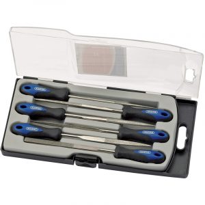 150mm Soft Grip Diamond Needle File Set (6 Piece)