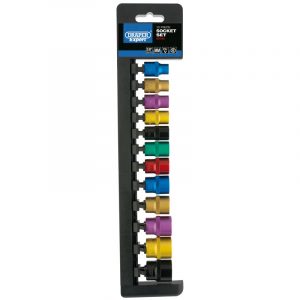 3/8" Sq. Dr. Metric Coloured Socket Set (12 Piece)