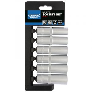 1/2" Sq. Dr. Metric Deep Socket Set (6 Piece)