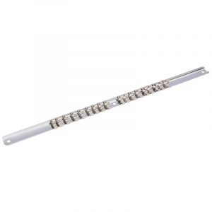 1/4" Sq. Dr. Retaining Bar with 18 Clips (400mm)