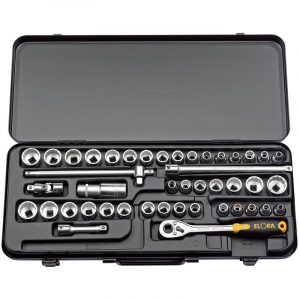 3/8" Sq. Dr. Metric, Whitworth and Imperial Socket Set (44 Piece)