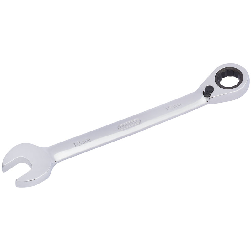 16mm Draper Hi-Torq® Metric Reversible Ratcheting Combination Spanner