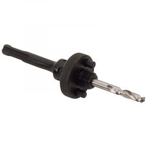 Quick Release SDS+ Arbor with HSS Pilot Drill for Use with Holesaws 32mm - 150mm