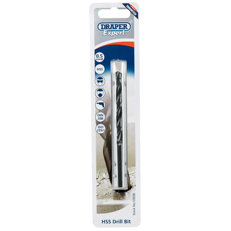 8.5mm HSS Twist Drill for 10 x 1.5 Taps