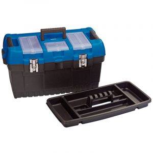 564mm Large Tool Box with Tote Tray