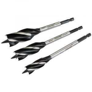 4 Fluted 165mm Auger Bit Set (3 Piece)