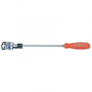 Plain Slot Flared Tip Long Pattern Mechanics Screwdriver (9.5mm x 250mm)