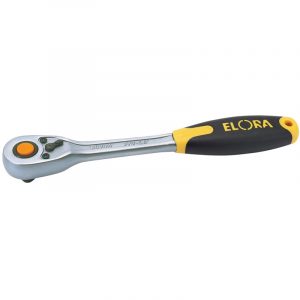 270mm 1/2" Sq. Dr. Elora Quick Release Soft Grip Reversible Ratchet
