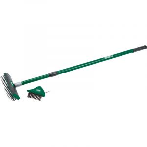 Paving Brush Set with Twin Heads and Telescopic Handle