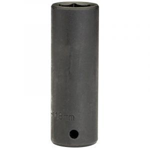 18mm 1/2" Sq. Dr. Deep Impact Socket (Sold Loose)