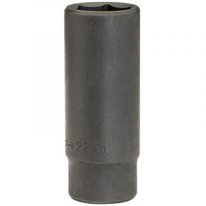 22mm 1/2" Sq. Dr. Deep Impact Socket (Sold Loose)
