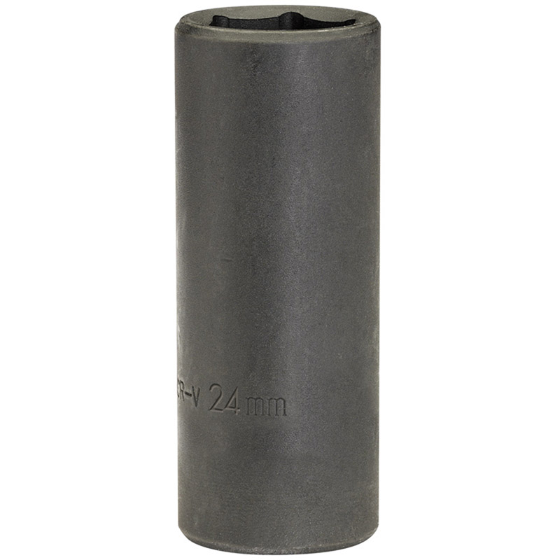 24mm 1/2" Sq. Dr. Deep Impact Socket (Sold Loose)