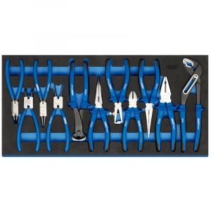 Heavy Duty Plier Set in Full Drawer EVA Insert Tray (11 Piece)
