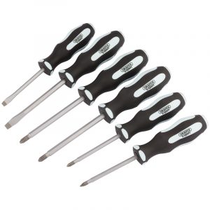 Pound Thru' Soft Grip Screwdriver Set (6 Piece)
