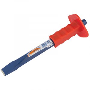 25 x 300mm Octagonal Shank Cold Chisel with Hand Guard (Sold Loose)