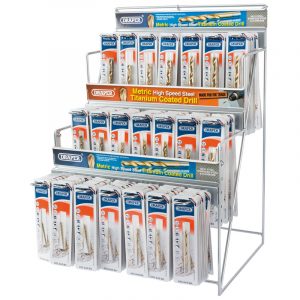Assorted Metric HSS Titanium Drill Bit Merchandiser (179 Piece)