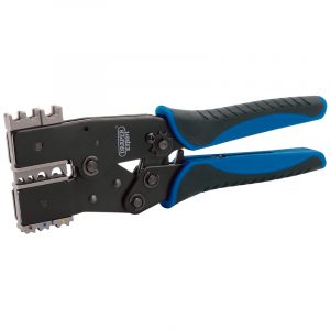 Quick Change Ratchet Action Crimping Tool (220mm)