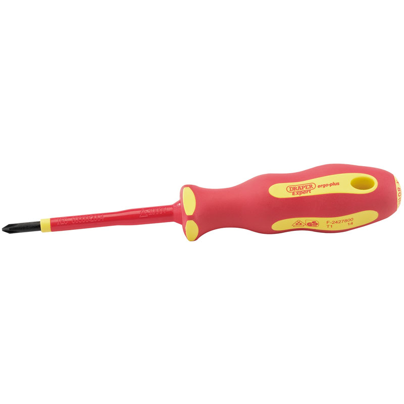 Ergo Plus® VDE No.1 x 80mm Cross Slot Screwdriver
