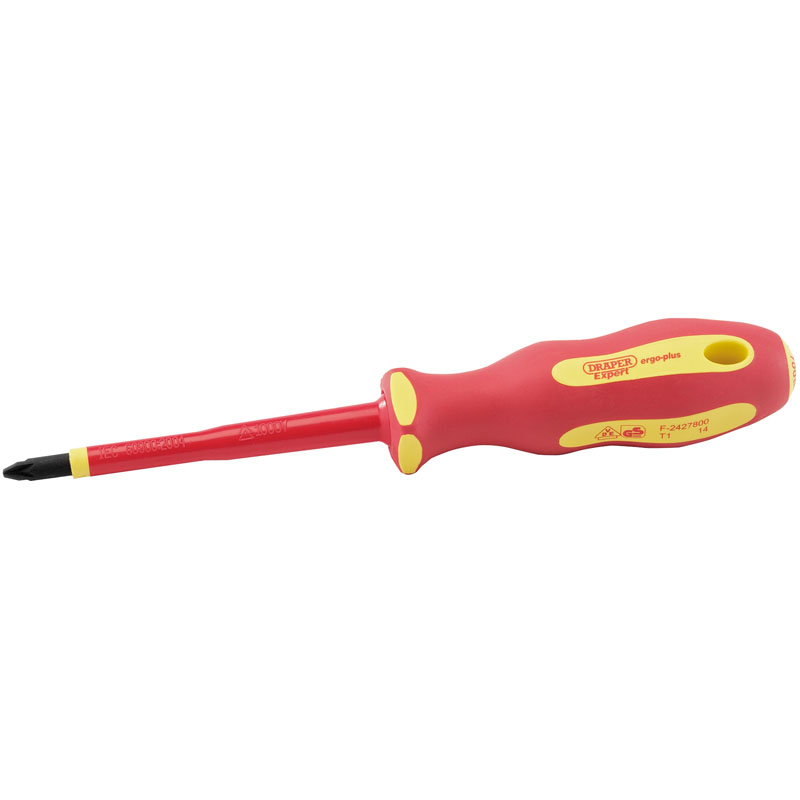 Ergo Plus® VDE No.2 x 100mm PZ Slot Screwdriver