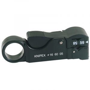 Knipex 16 60 05SB 4 - 10mm Adjustable Co-A x ial Stripping Tool