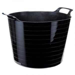 Multi Purpose Flexible Bucket - Black (40L)