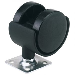 40mm Dia. Twin Nylon Castor - S.W.L 25Kg