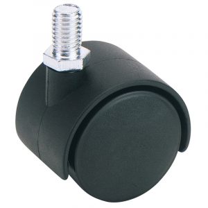 40mm Dia. Twin Nylon Castor - S.W.L 25Kg