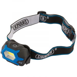 COB LED Head Lamp (3W) (3 x AAA Batteries)