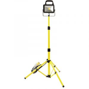 20W 110V COB LED Work Light with Tripod - 1,300 Lumens