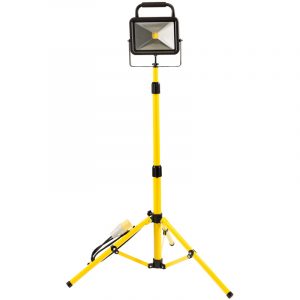 50W 110V COB LED Work Light with Tripod - 6,500 Lumens