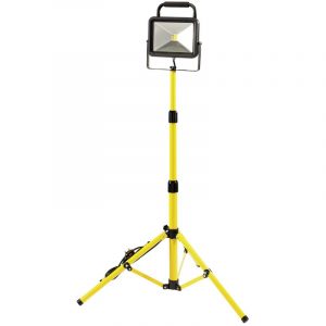 50W 230V COB LED Work Light with Tripod - 6,500 Lumens