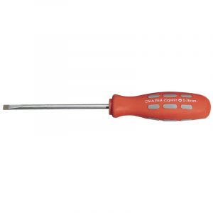 100mm x 5.0mm Plain Slot Parallel Tip Mechanics Screwdriver (Sold Loose)