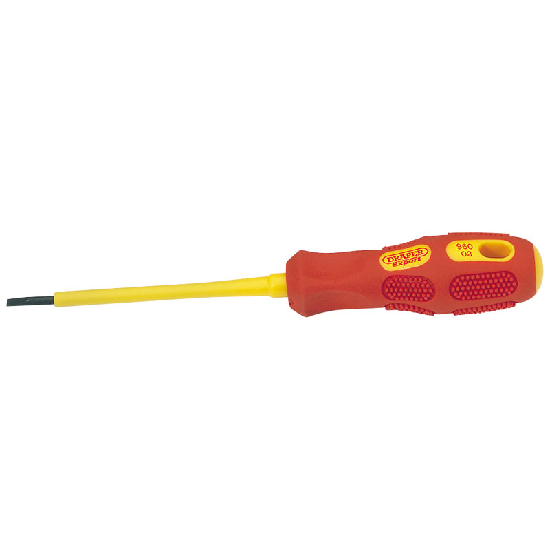 2.5mm x 75mm Fully Insulated Plain Slot Screwdriver (Sold Loose)