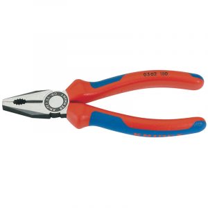 Knipex 03 02 180 SBE 180mm Combination Pliers - Heavy Duty Handle
