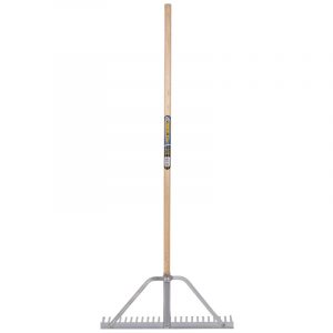 Landscaping Rake with Ash Shaft
