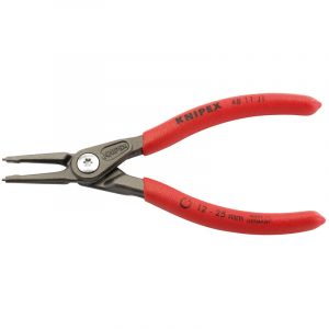 Knipex 48 11 J1 140mm Internal Straight Tip Circlip Pliers 12 - 25mm Capacity