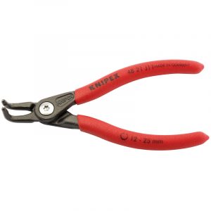 Knipex 48 21 J11 130mm 90&deg; Internal Straight Tip Circlip Pliers 12 - 25mm Capacity