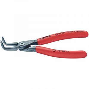 Knipex 48 21 J21 165mm 90&deg; Internal Straight Tip Circlip Pliers 19 - 60mm Capacity